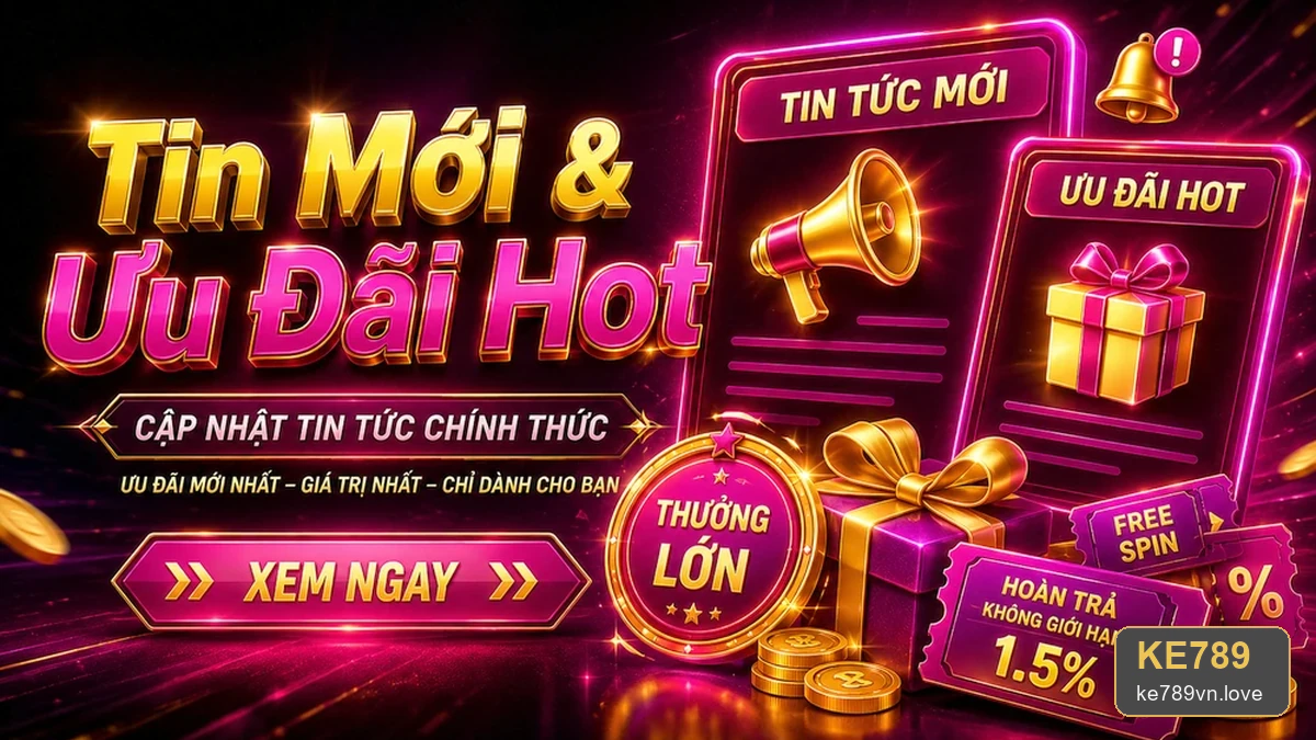 Khuyến Mãi KE789: Tin Mới, Ưu Đãi Và Điều Kiện Nhận Thưởng – Vì Sao Nên Lưu Điều Khoản Trước Khi Tham Gia