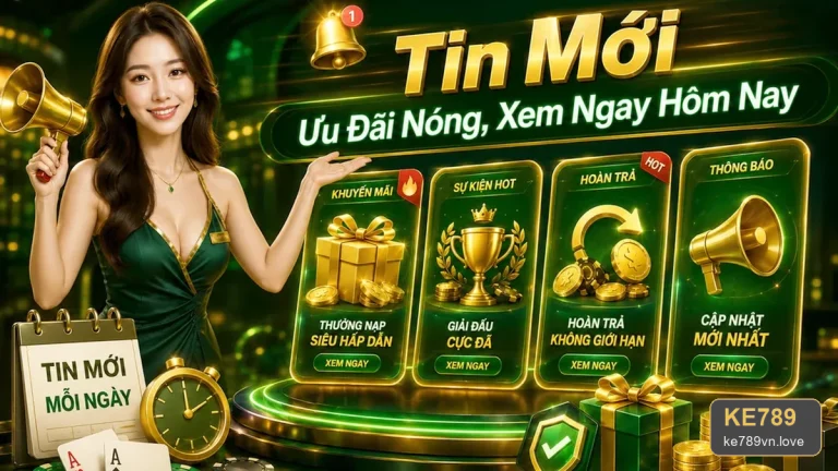 Khuyến Mãi KE789 Cho Người Mới: Đánh Giá Ưu Đãi Minh Bạch Qua Tin Mới Và Điều Kiện Nhận Thưởng