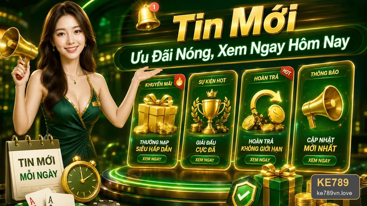 Khuyến Mãi KE789 Cho Người Mới: Đánh Giá Ưu Đãi Minh Bạch Qua Tin Mới Và Điều Kiện Nhận Thưởng